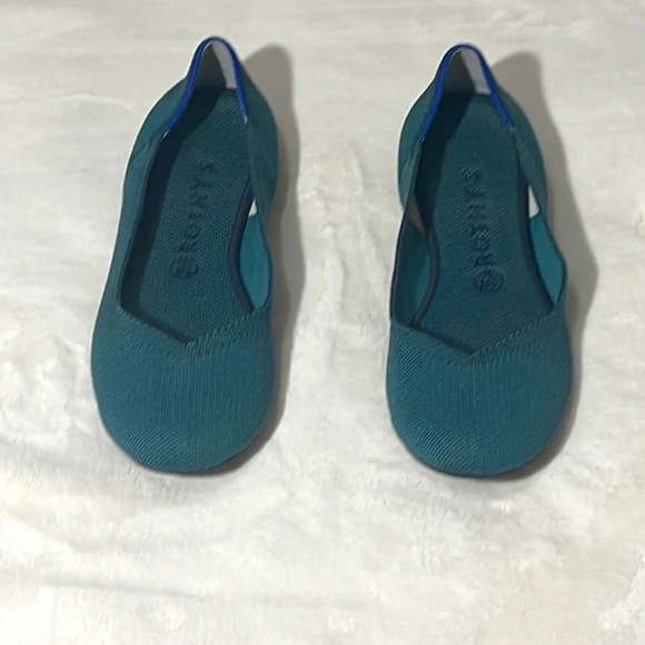 Rothy's Women's flat shoes "The Flat" size 9.5'' Color - Deep Emerald - Picture 4 of 14